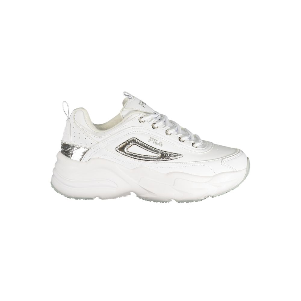Fila White Polyester Sneaker